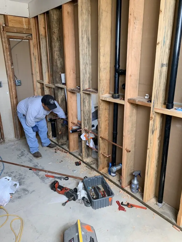 Commercial rough-in plumbing for Gas Line Repair in Poincianna Place
